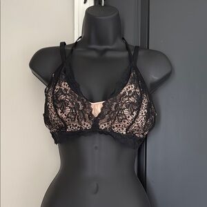 Elegant Black Lace Bralette